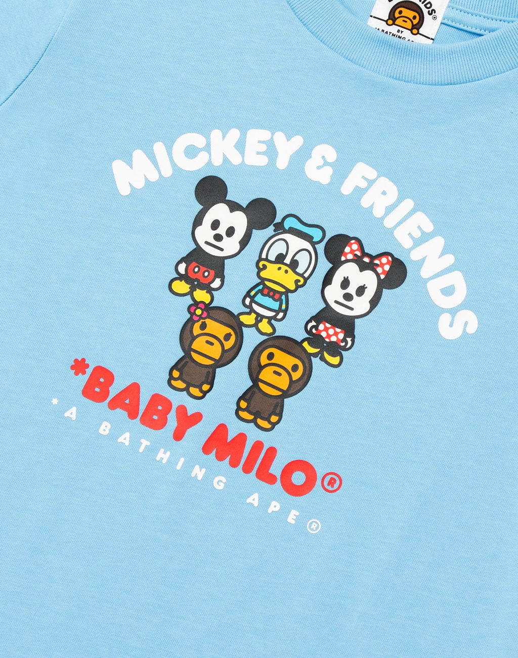 BAPE X DISNEY MICKEY & FRIENDS BABY MILO TEE KIDS