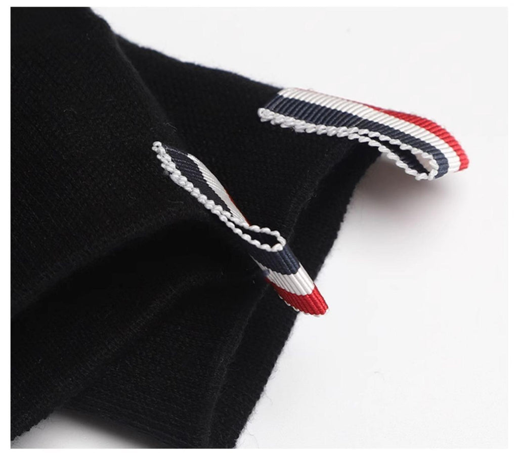 Classic 4-bar cotton socks