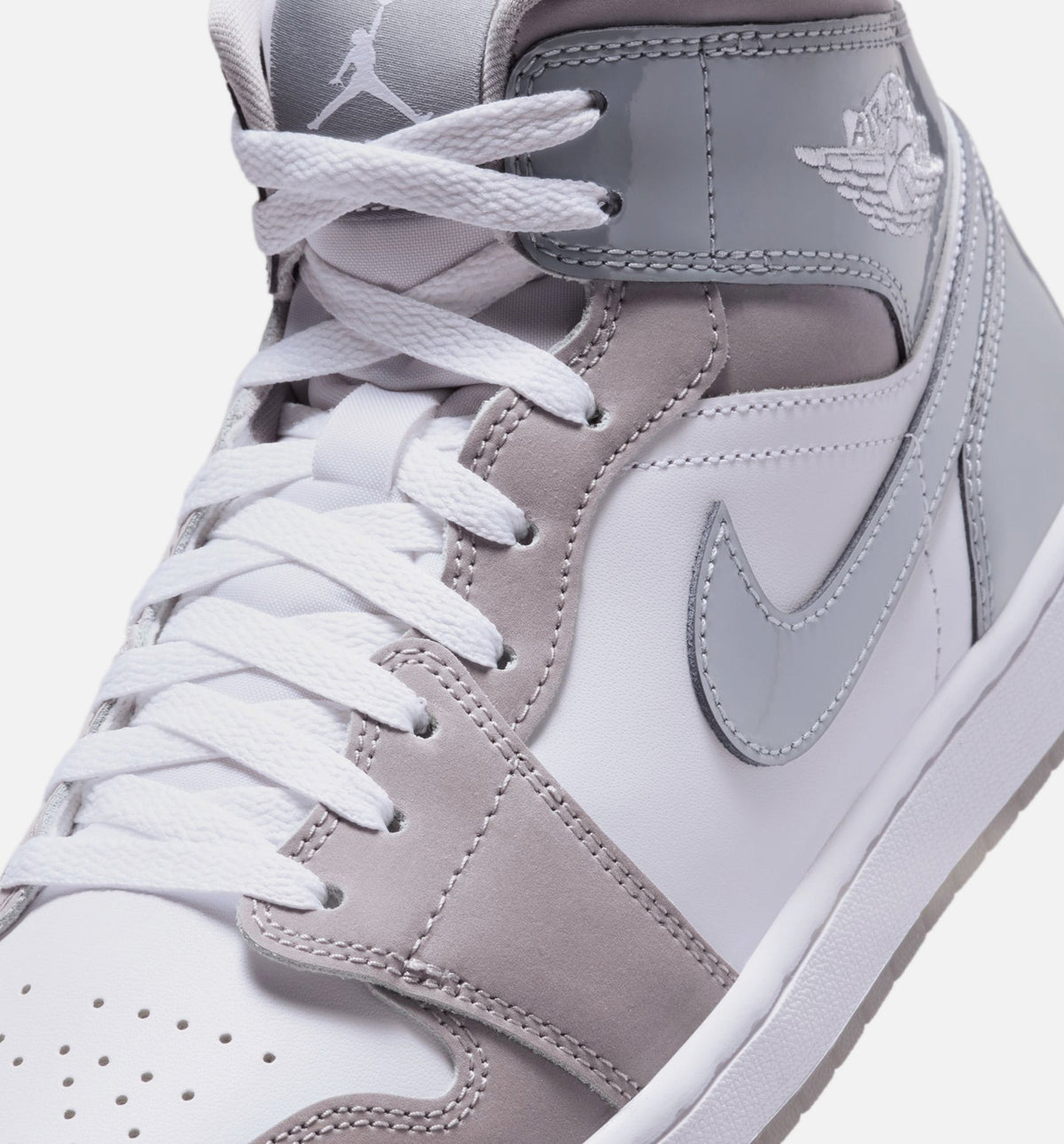 Air Jordan 1 Mid SE Cool Grey Men's Lifestyle Shoes - Cool Grey/Medium Grey
