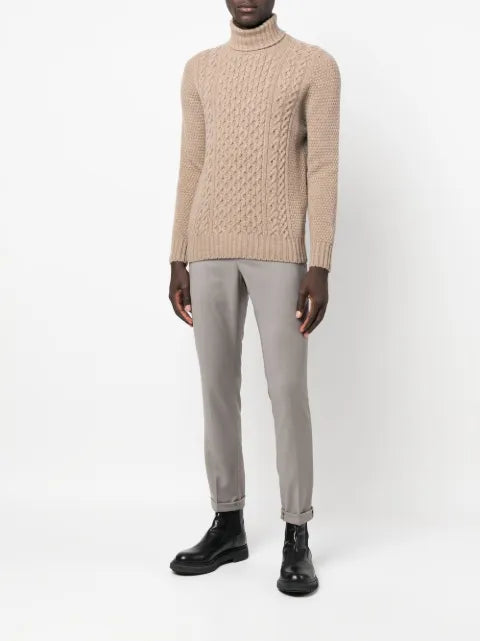 Drumohr cable-knit lambswool jumper