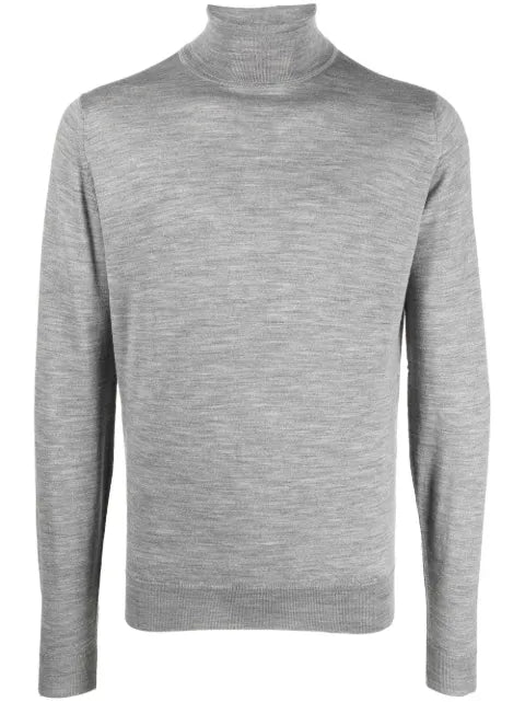 John Smedley roll-neck knit jumper