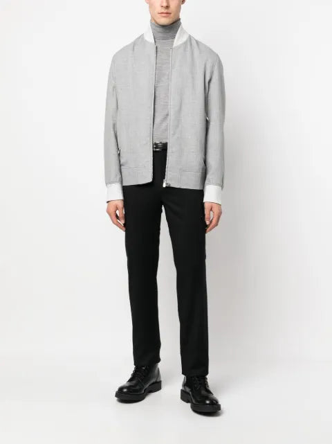 John Smedley roll-neck knit jumper