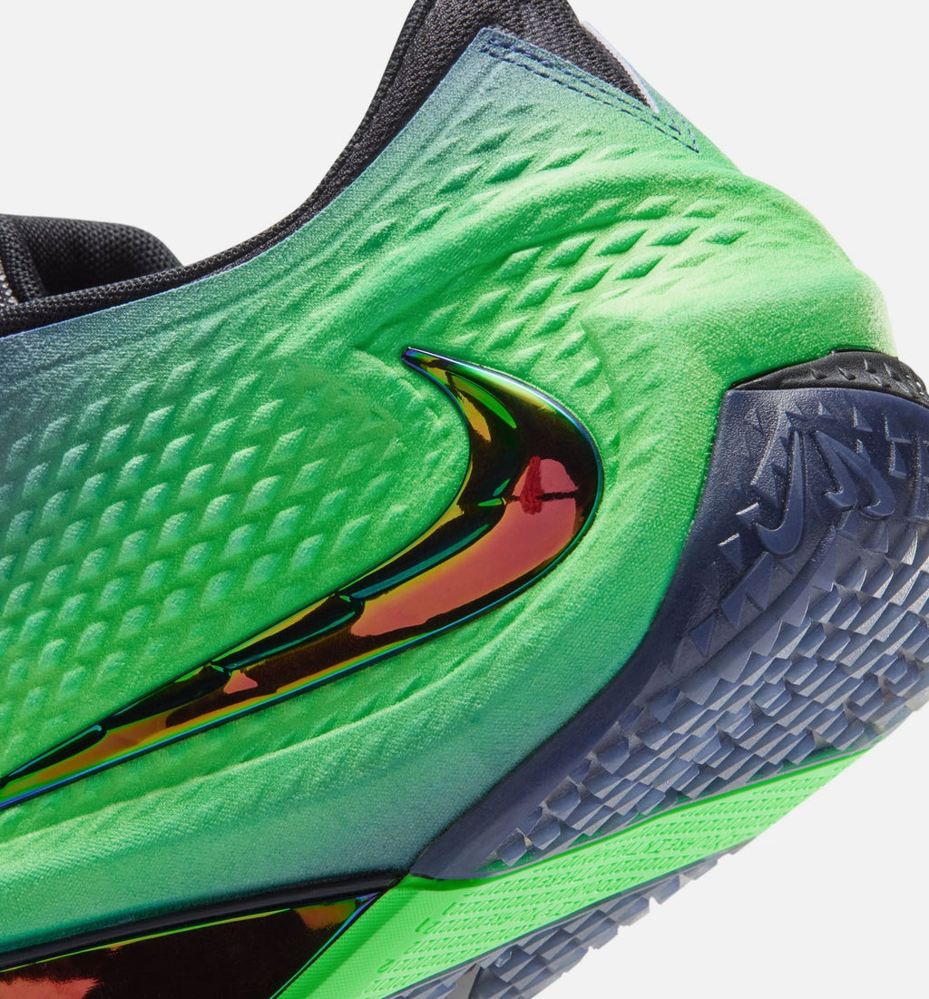 Ja 4 'Nightmare' - Men's Lifestyle Sneaker (Obsidian/Black/Voltage Green/Metallic Silver)