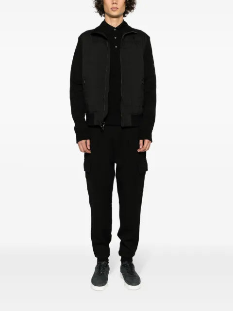 Ralph Lauren Purple Label logo-patch herringbone-pattern jacket