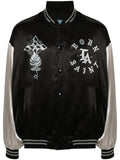 SAINT MXXXXXX satin bomber jacket