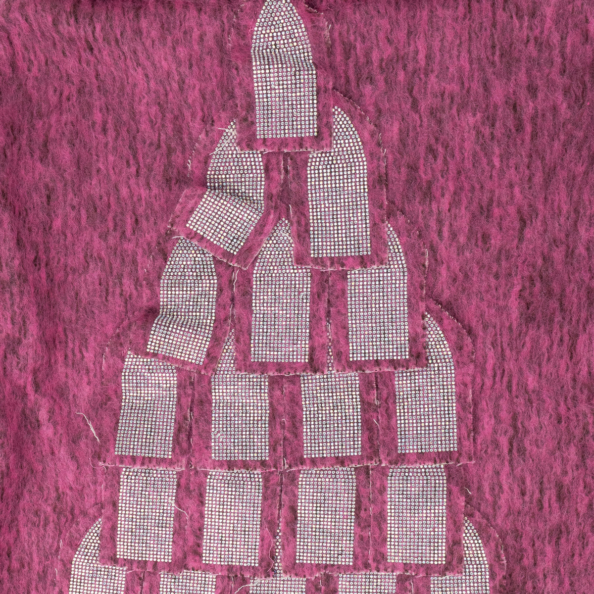 RED PYRAMID HOODED SWEATSHIRT
