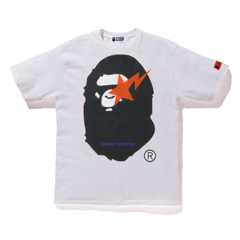 BAPE Lightning Ape Head Men's Graphic T-Shirt - White