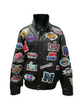 Jeff Hamilton History Of Super Bowl Collage jacket