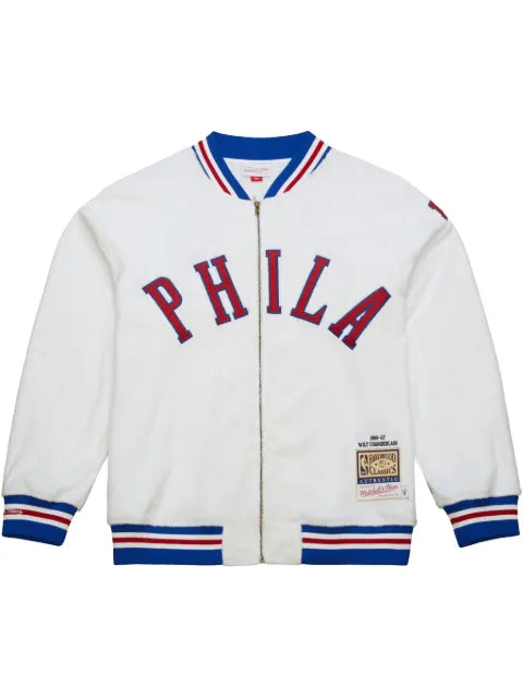 Mitchell & Ness NBA 76ers 1966 Wilt Chamberlain "Philadelphia 76ers" jacket