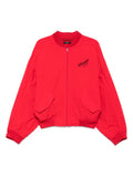 Willy Chavarria logo-embroidered bomber jacket