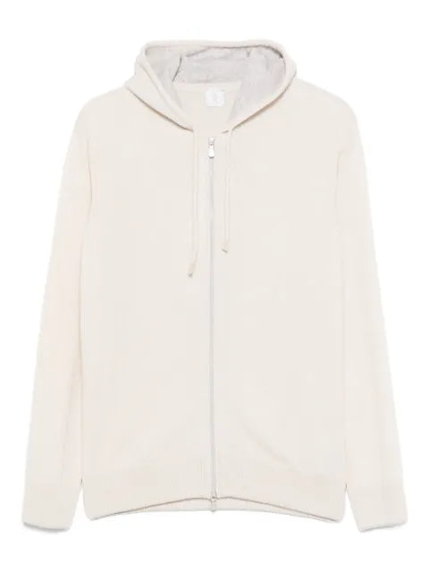 Eleventy zip-up cashmere hoodie