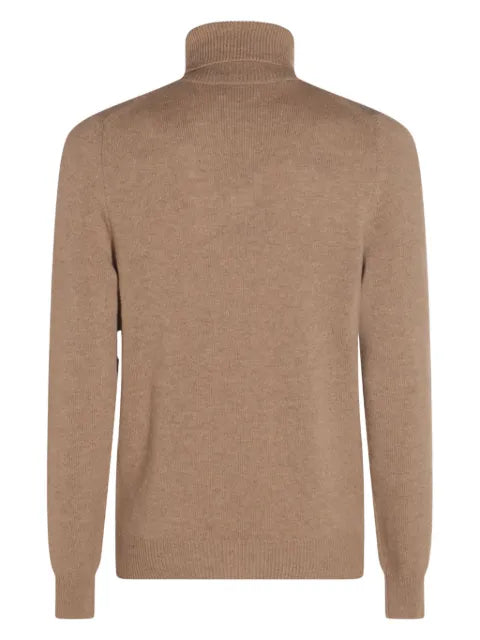 Malo mock-neck ribbed sweater