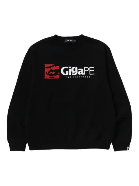 Neighborhood logo-print crew-neck sweatshirt