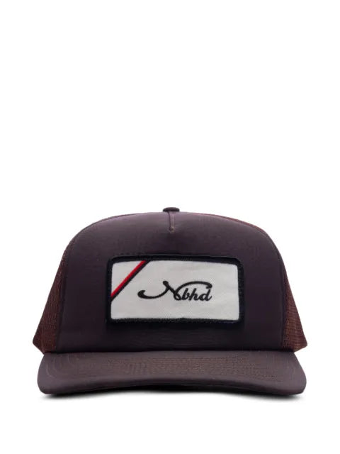 Neighborhood logo-patch baseball cap