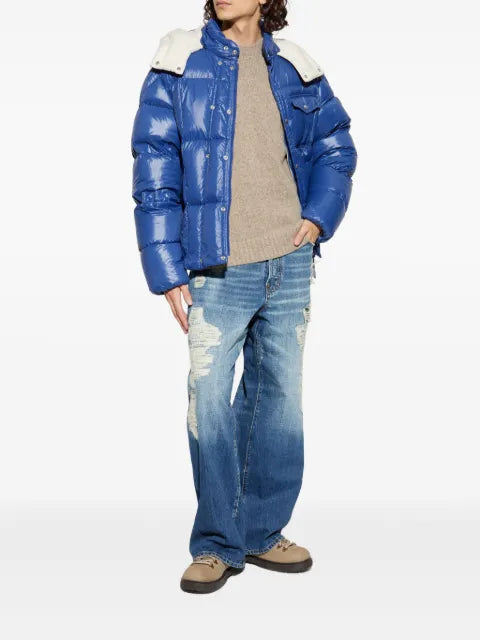 Moncler quilted hooded puffer jacket