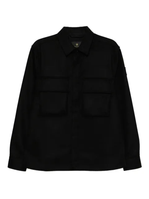 Belstaff logo-patched jacket
