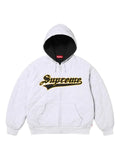 Supreme quilted zip hooded sweater