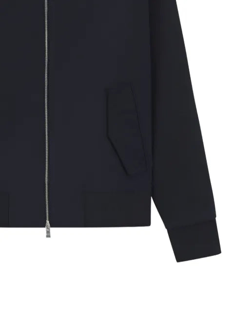 BOSS mercerised-cotton zip-up sweatshirt with Double B Monogram