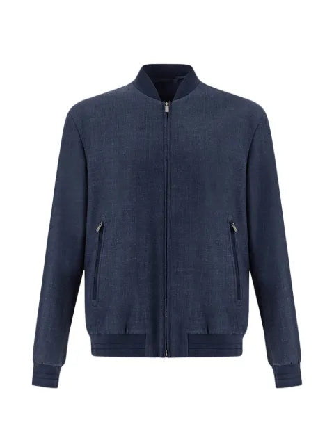 Paul & Shark x Loro Piana Jersely® bomber jacket