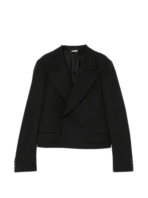 Comme des Garçons Homme Plus cropped double-breasted blazer