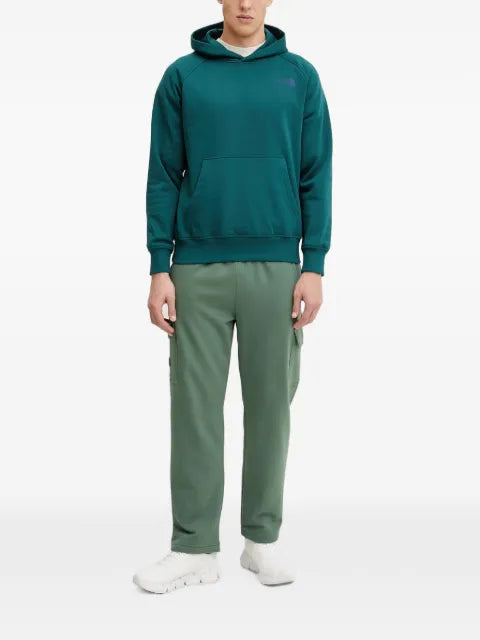 The North Face raglan-sleeve logo-print hoodie