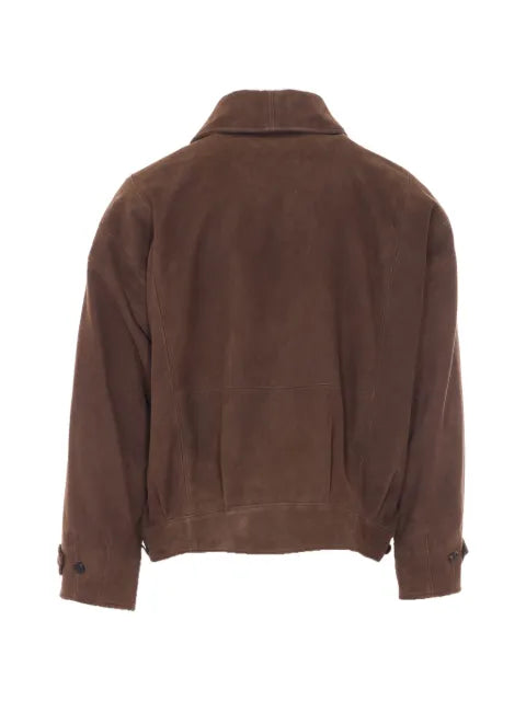 Auralee button-up suede jacket