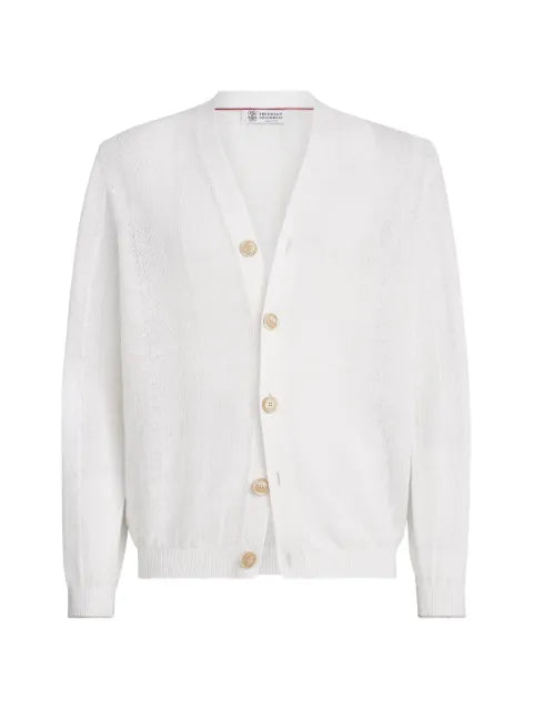 Brunello Cucinelli linen and cotton cardigan