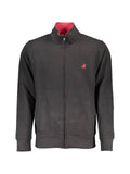 U.S. Grand logo-embroidered zip-up sweater