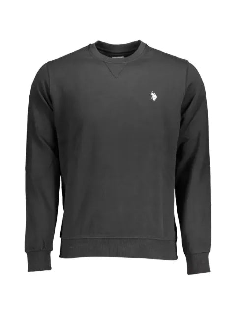 U.S. POLO ASSN. logo-embroidered crew-neck sweatshirt