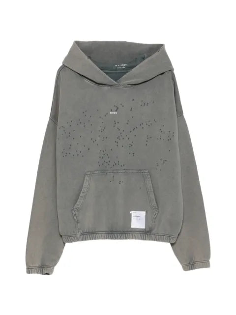 Satisfy distressed hoodie