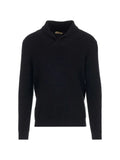 Al Duca D’Aosta 1902 waffle-knit shawl-collar sweater