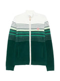 Casablanca striped zip-up cardigan