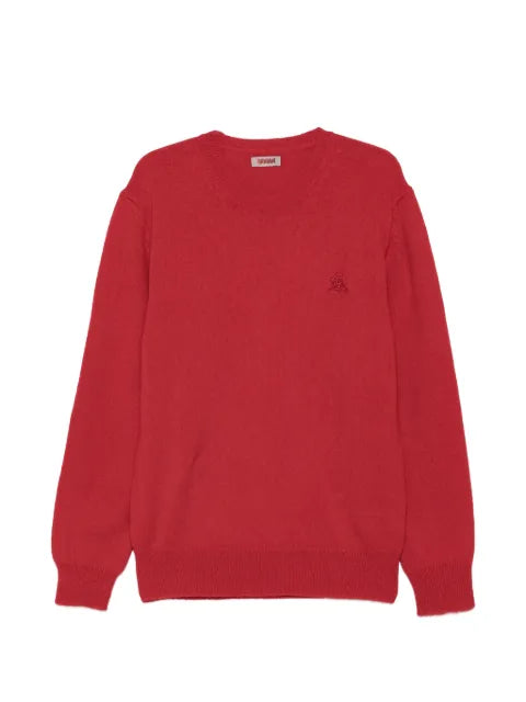 Baracuta logo-embroidered sweater