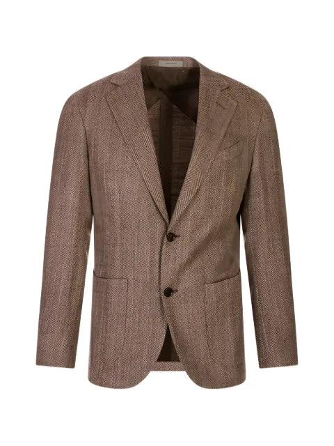Corneliani herringbone-weave blazer