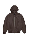 Rains hooded bomber jacket