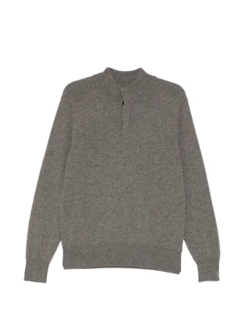 N.Peal half-button cashmere jumper