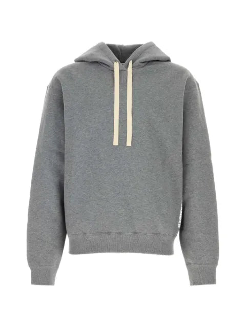 Jil Sander logo-print drawstring hoodie