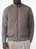 MAUVAIS Lamarck quilted knit-sleeve jacket