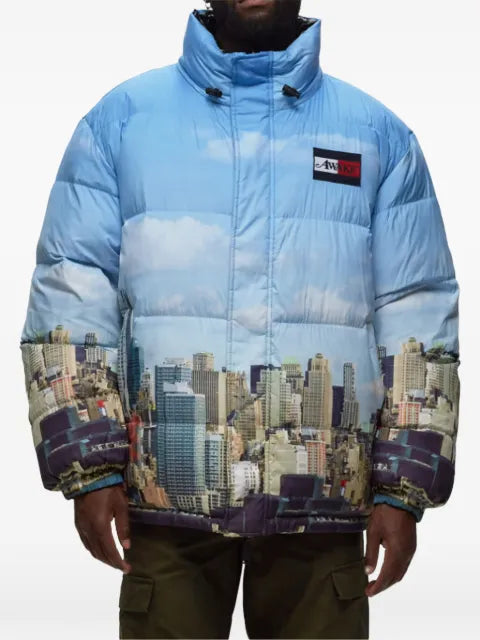 Awake NY x Tommy Hilfiger Liberty Skyline reversible puffer jacket