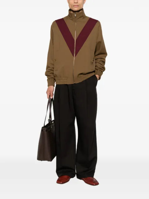 Valentino Garavani V-detail zip-up jacket