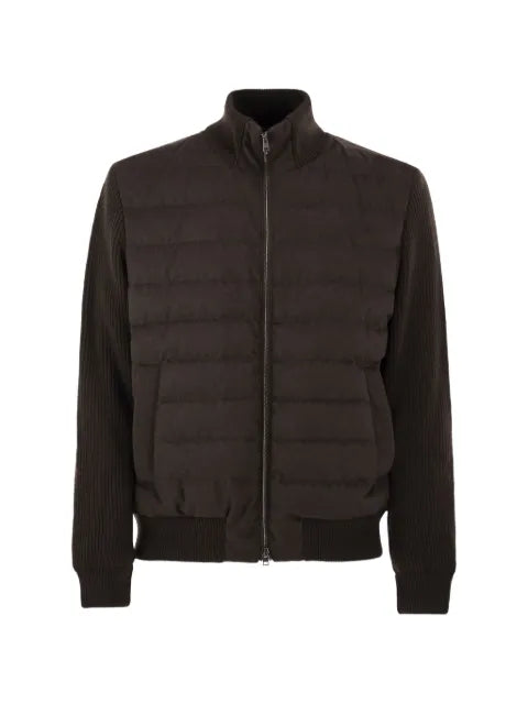 Herno quilted-knit padded jacket