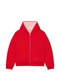 Givenchy couture seam zipped hoodie in scuba