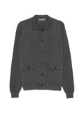 Corneliani button-down flap-pocket sweater