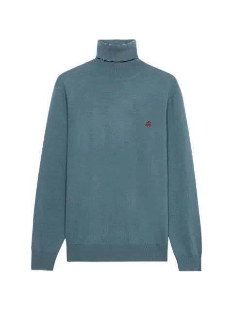 Brooks Brothers embroidered turtleneck sweater