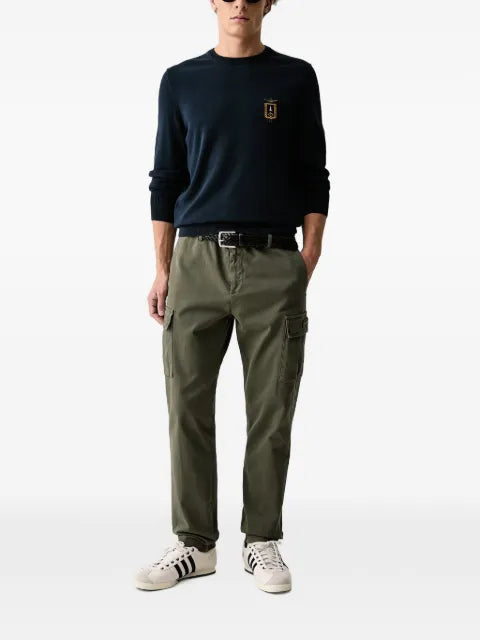 Aeronautica Militare embroidered-logo sweater