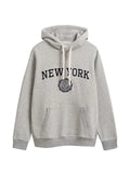 Gant logo-patch drawstring hoodie