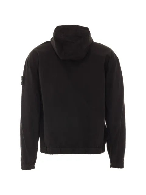 Stone Island ripstop hooded jacket