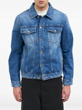 DONDUP faded-effect denim jacket