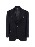 Brunello Cucinelli removable-gilet single-breasted wool blazer