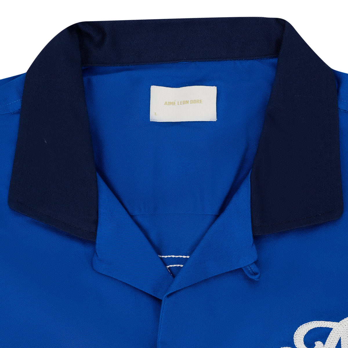 Blue SS Bowling Shirt